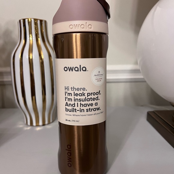 Owala Hearth & Hand Copper Bells 24oz FreeSip Limited Edition Exclusive - Picture 4 of 4